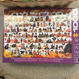 NIB Eurographics 1000 PC Halloween Pets Puzzle